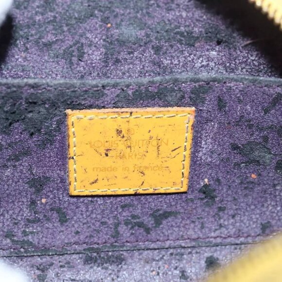 LOUIS VUITTON Epi Dauphine PM Pouch Yellow - Picture 11 of 16